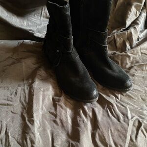 Naughty Monkey Black Ankle Boots
